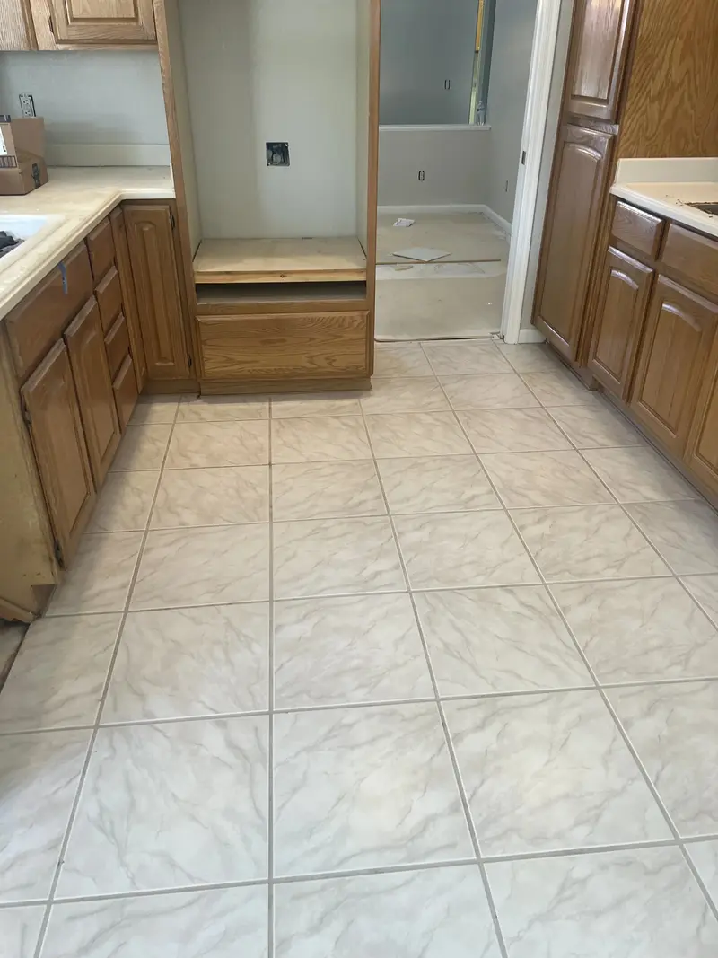 Kitchen Tile & Grout Cleaning - After